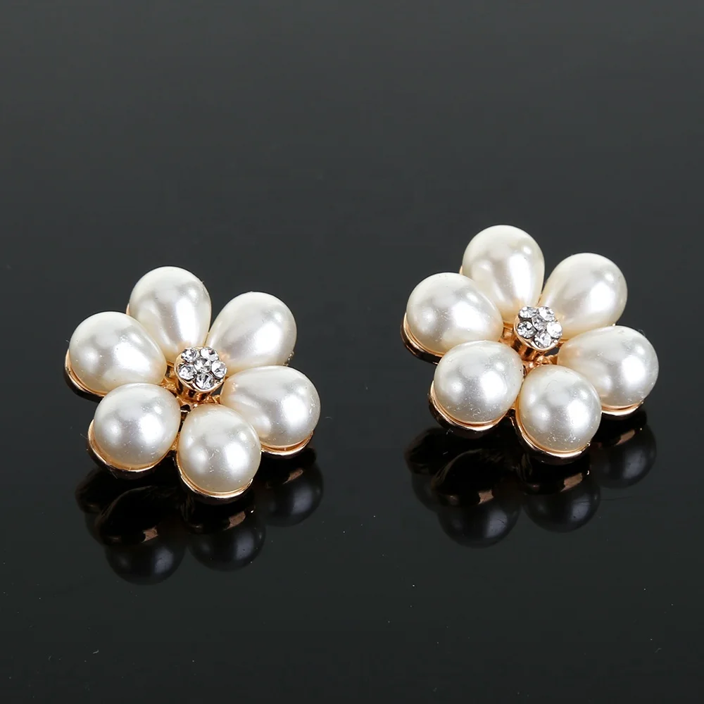 

wholesale diamond rhinestone button crystal pearl buttons for decoration, Offer the color card