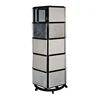 SR007-four side display racks sample display metal racks stone sample display rack
