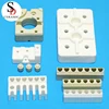 Shengda Ceramic 2-8 holes beige steatite ceramic insulating part Ceramic Band heater strip
