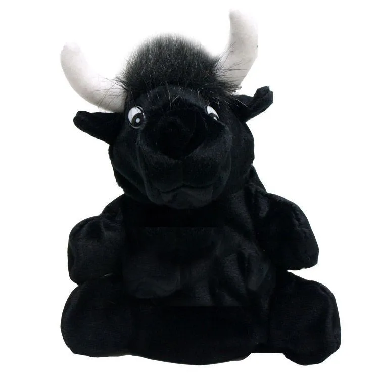 black bull stuffed animal