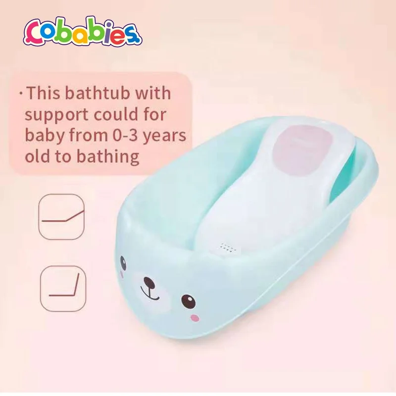 

Portable kids baby plastic bath tub bathtub for children /, Green /blue /pink