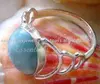 Larimar Silver Rings