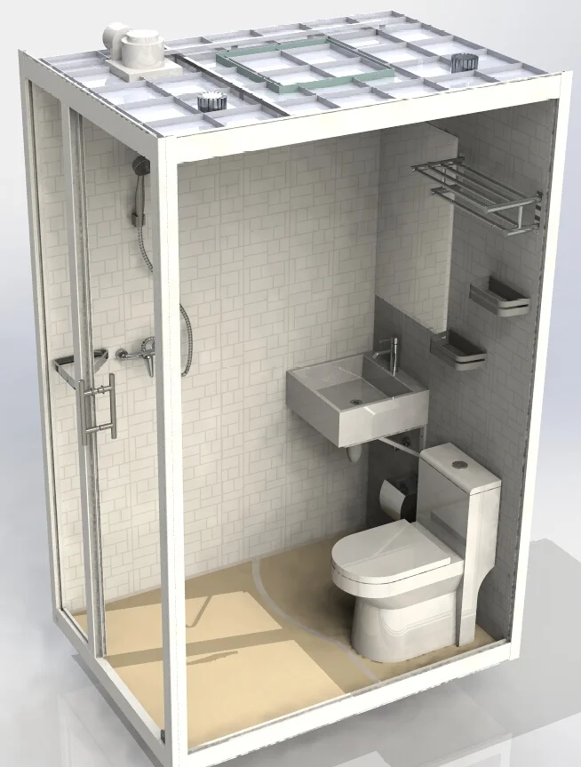 CUPC certificated Acrylic modular portable capsule prefab camping
