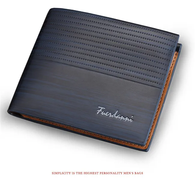 
2019 Amazon hot selling PU leather men wallet, customs leather RFID wallet for men 