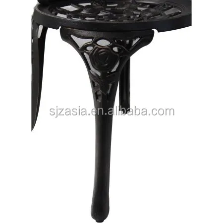 3 Piece Outdoor Cast Iron Patio Furniture Antique Style Dining Chair