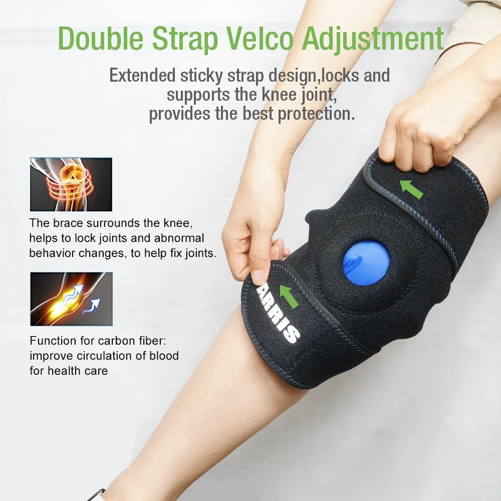 Adjustable Hot And Cold Gel Knee And Elbow Pads With Reusable Oversized