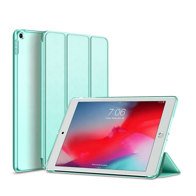 

New Generation 2018 Ultra Thin Tri Folding PU Leather Flip Smart Cover For iPad 9.7 Tablet Case