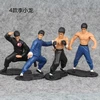 Bruce Lee Chinese Character Cosplay Collection Toys Statue Anime PVC Figures (4pcs/set)