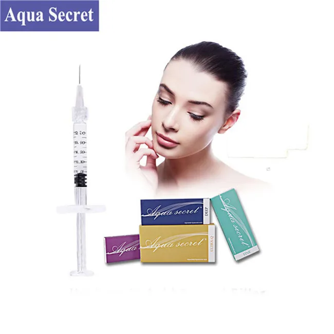 

Hyaluronic acid 1ML 2ML lip derma filler injector, White