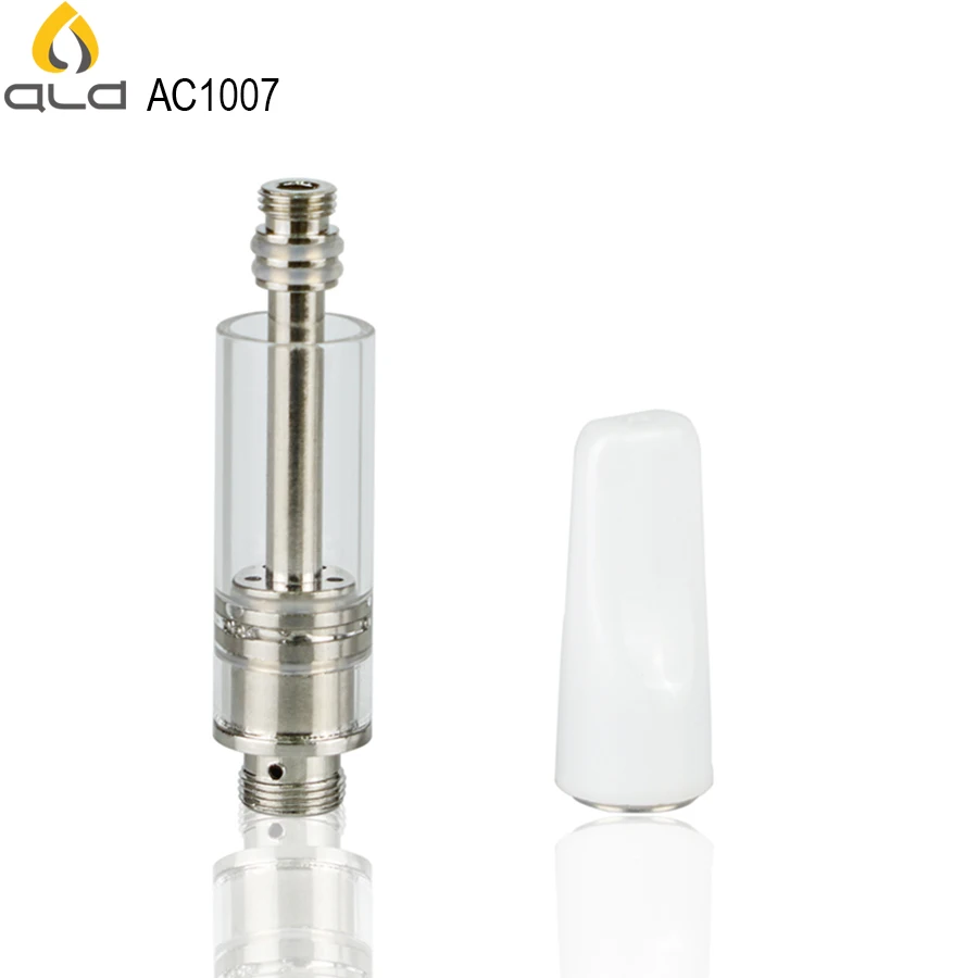 
Newest 5 oil intake hole top filling ceramic coil cbd atomizer for thick CBD oil 