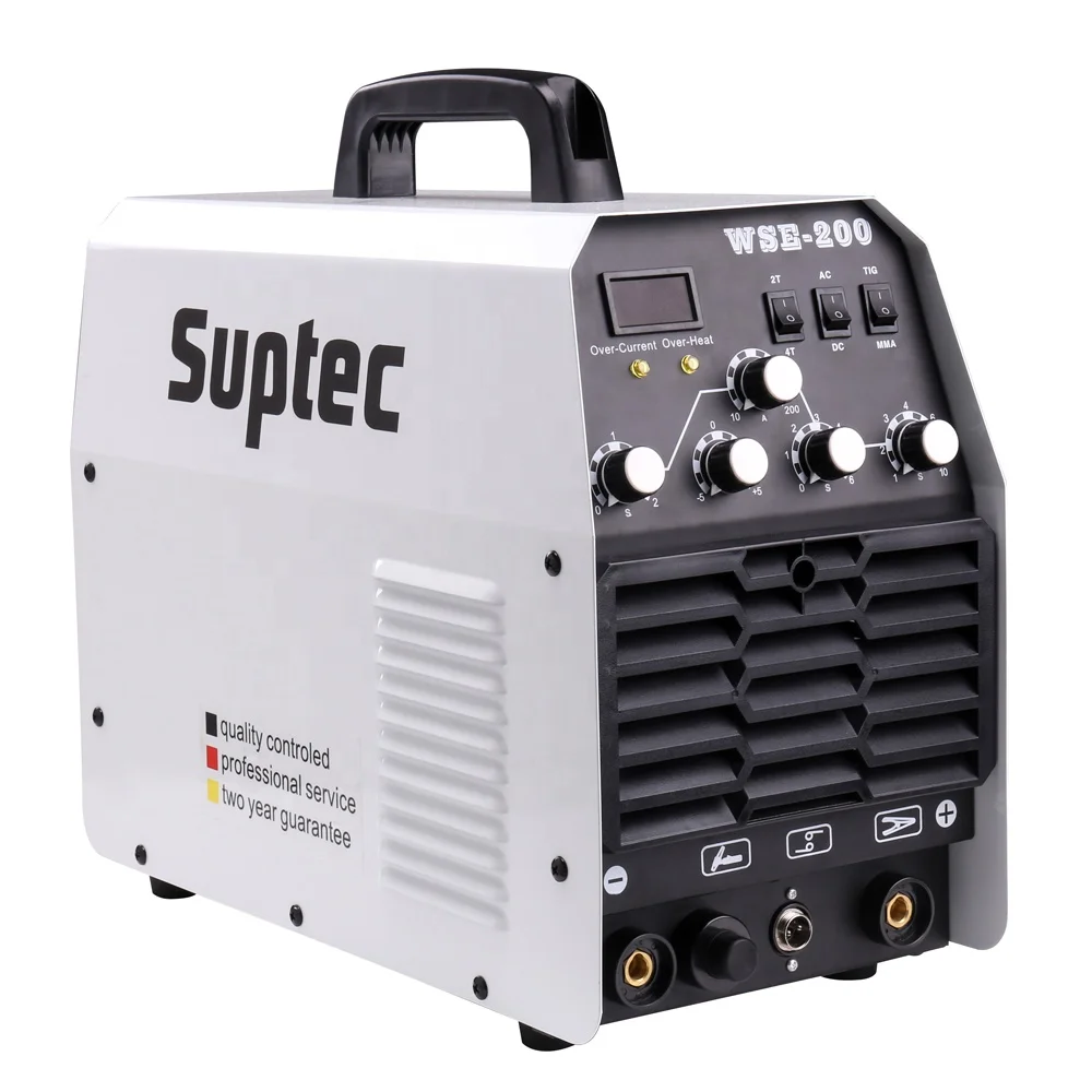 
SUPTEC high frequency electric soldadora tig/mma IGBT inverter welders wse 200 amp tig welder ac dc aluminum tig welding machine 