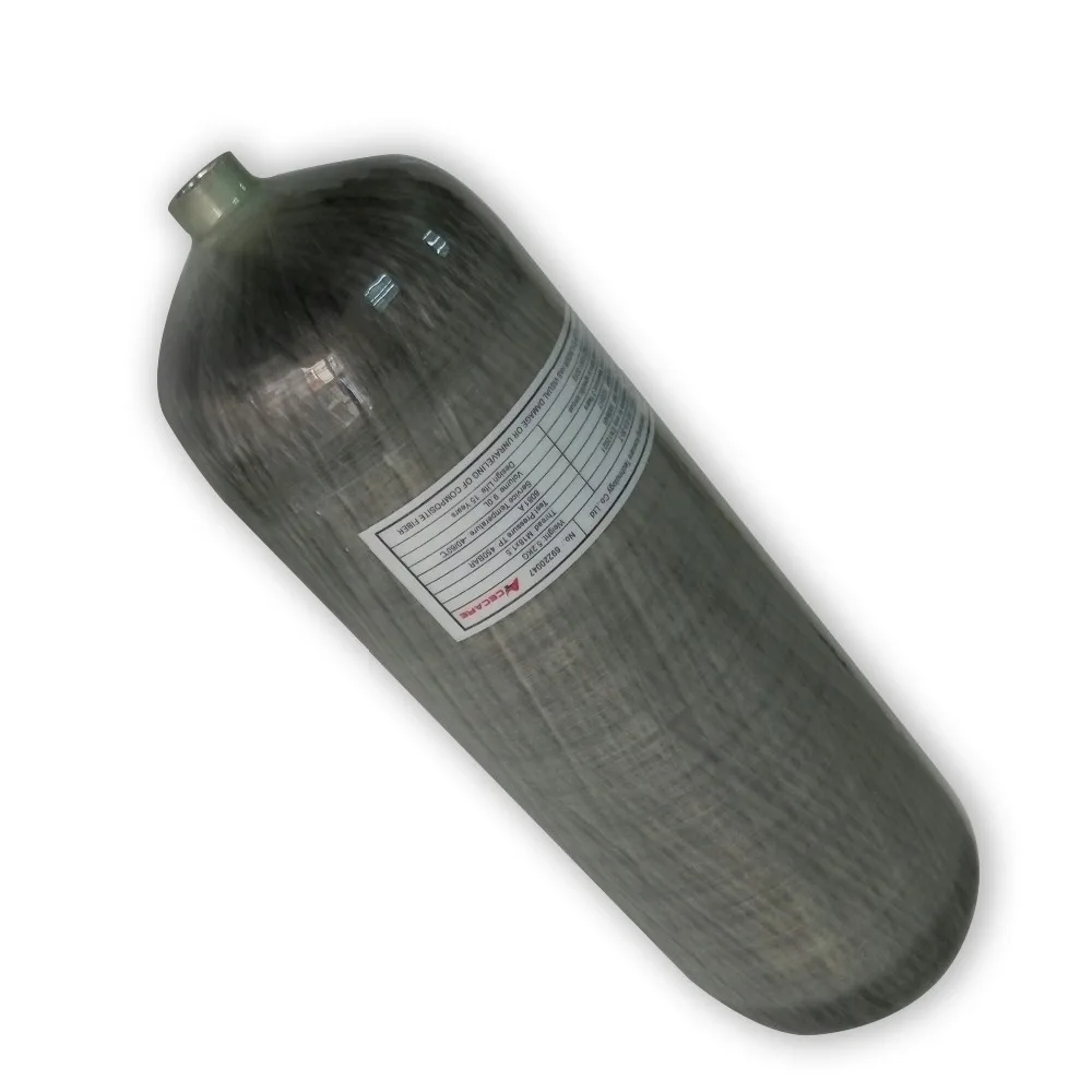 

New Acecare 9L High Pressure air tank in 4500 psi for SCBA Breathing or SCUBA Diving, Gray