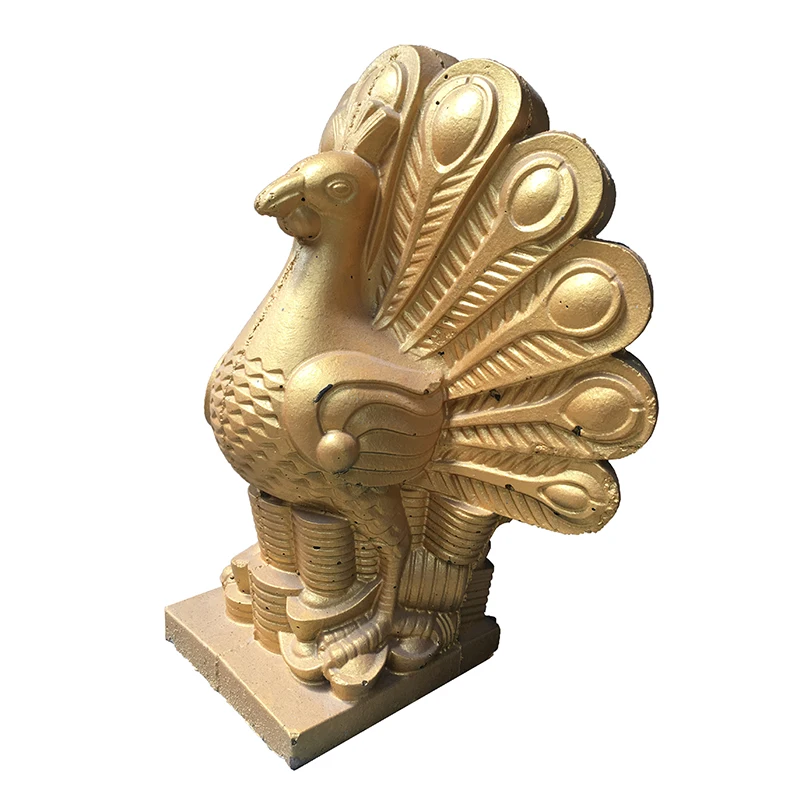ABS plastic Garden House Decorative Peacock Concrete Stone Statue Molds