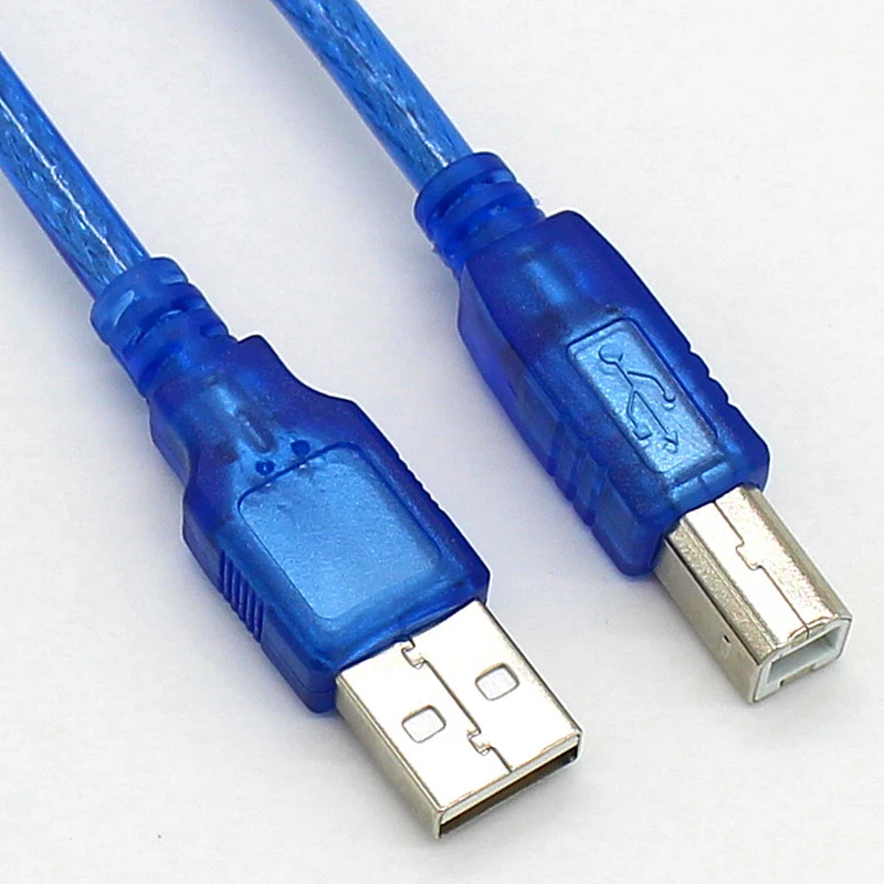A Male To B Male Printer Usb Cable For Printer Scanner Hp Canon Lexmark Epson Dell 1m 3.3ft 19