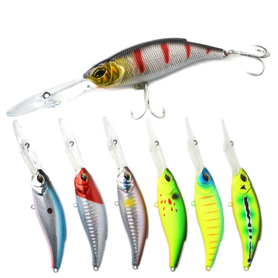 

TOMA 83mm 18g fishing minnow fish hard plastic lure, 12 colors