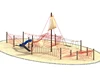 Fishing Boat Steel Wire Net Climber climbing association sports equipment set outdoor playground equipment
