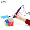 Jer Rp600a plastic colorful 3d printer mini pen for printing with ABS refills