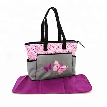 Baby Diaper Bag With Changing Pad Fashion Mother Care Baby Diaper