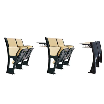 New Function Folding Tablet Arm Chair Furniture Desk Chair Combination