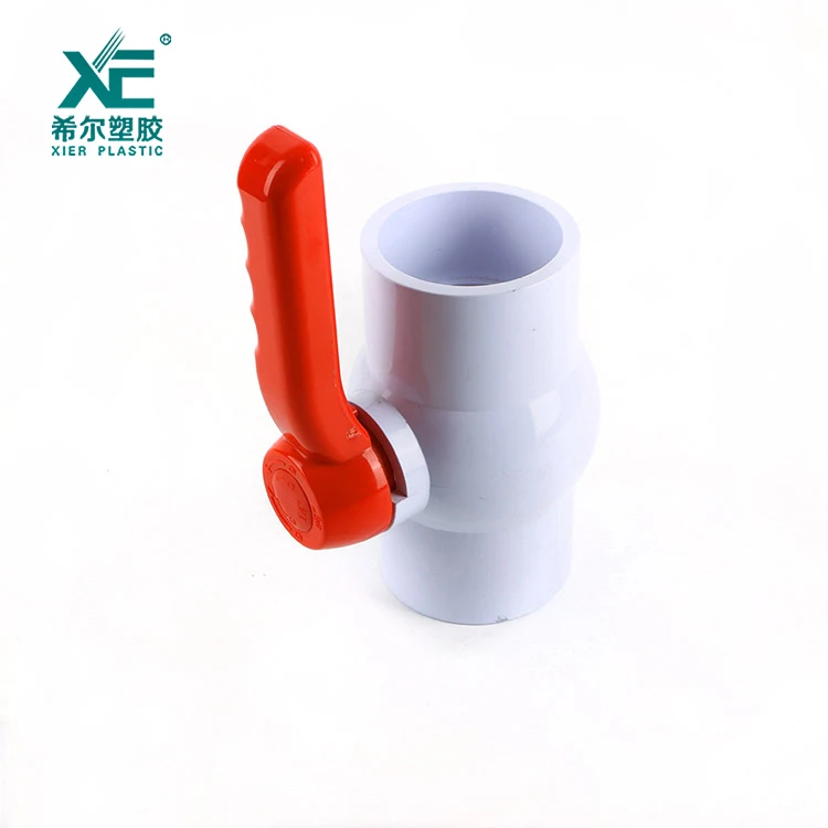 Free sample normal pressure 1/2 -4 inch pvc water ball valve with long handle