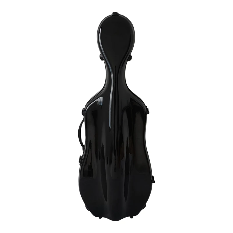 

Musical instrument case carbon fiber glass black colour cello hard case for sale, Different color