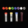 Disposable cryovial medical laboratory tube lab cryovial tube with internal cap