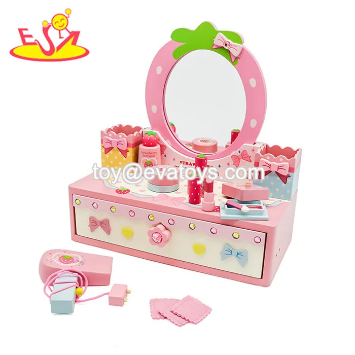 kids wooden makeup set