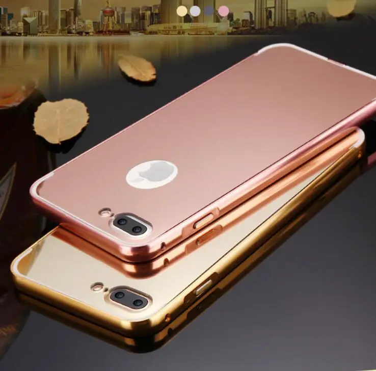 Mirror phone case for iphone 7 8plus, Aluminum bumper case, For iphone 11 pro Max Xs case mirror Mirror phone case for iphone 7 8plus, Aluminum bumper case, For iphone 11 pro Max Xs case mirror