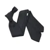 Black Solid Mill Ties Wholesale Mens Top Selling Fashion Neckties Silk Knitted Tie in Stock