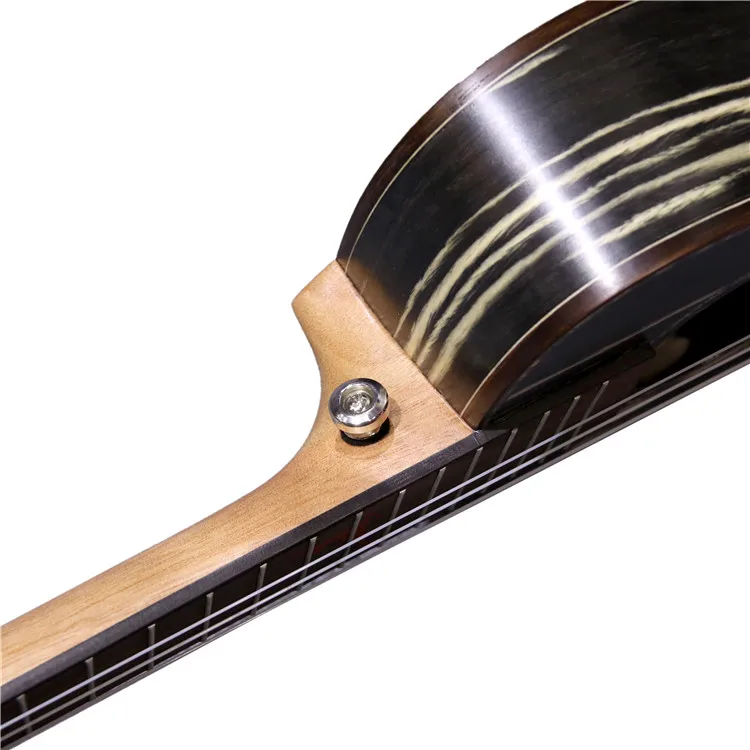 China Linden wood resonator ukulele kit spread music ukulele with case