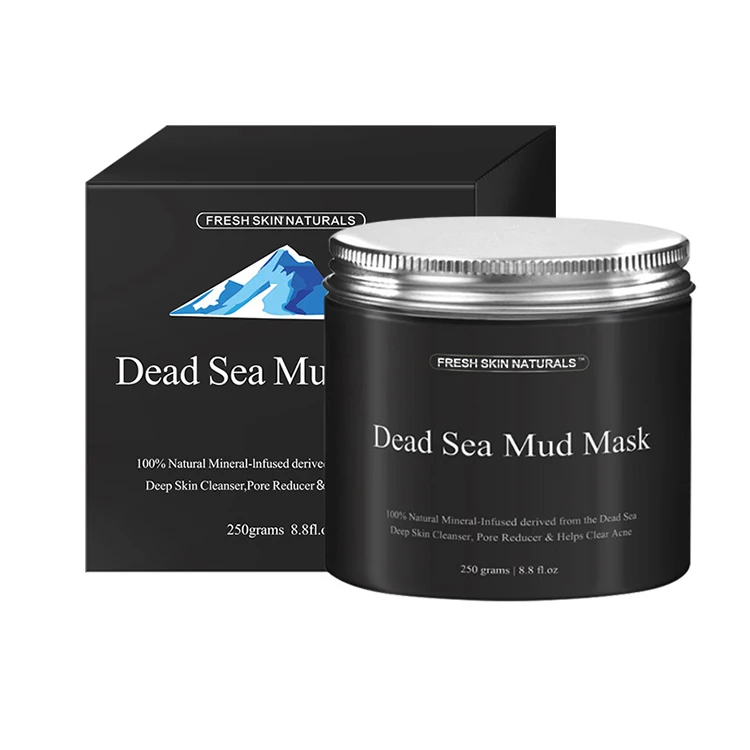 

100% Pure Natural Face Mask Beauty Dead Sea Products Wholesale Mud Face Mask, Black