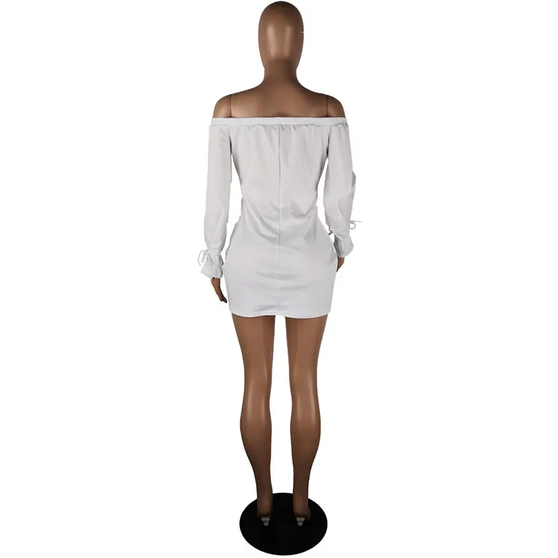 

Off The Shoulder Hip Sexy Mini Dress For Women, N/a