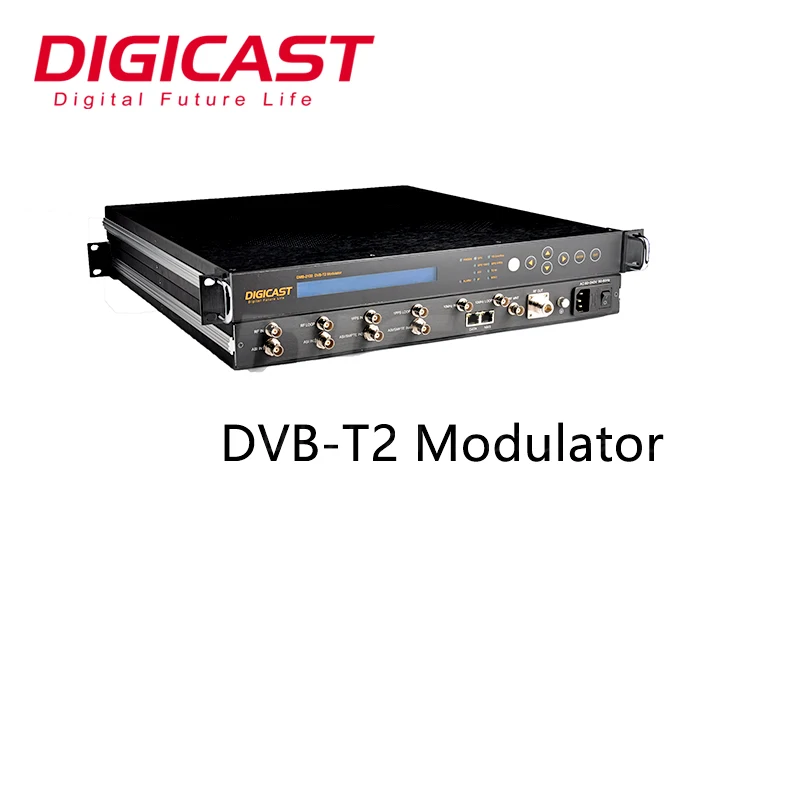 

(DMB-2100)DIGICAST Hierarchical and Non-hierarchical Digital TV 2 ASI IP DVB T2 Modulator