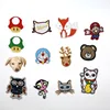 Wholesale Custom logo embroidered animal patches for kids clothes