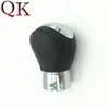 car gear shift handle knob black thread yarn seam sport auto shift lever head for Mazda 6 B70
