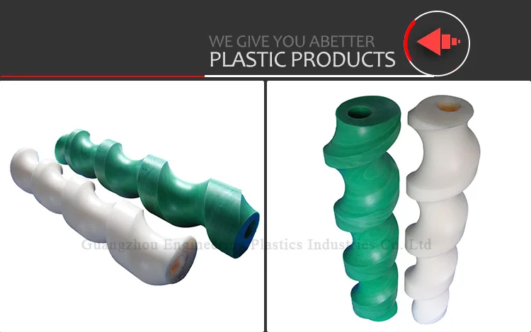 ODM cnc machined black screw conveyor price plastic screw conveyor