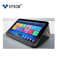 

EPXCM Machine Portable 15.6 Inch Touch Screen KTV Home Karaoke System