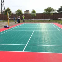 

Hot sale multi sports pp plastic tile cheap price standard size basketball court futsal surface