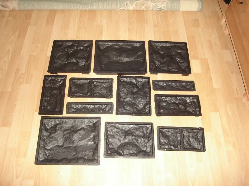 Decorative Wall Stone Paver Paving Mould Mold Forms Form Slabs