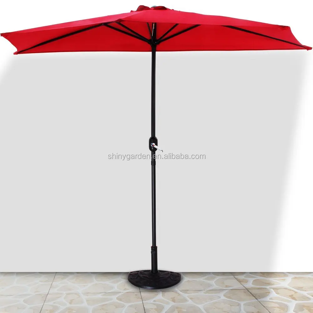Umbrella paul wallen. Зонт полукруглый садовый. Полукруглый зонт от солнца. Зонт садовый пристенный. Каркас для зонта садового.