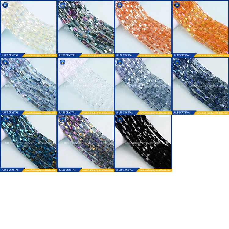 Faceted Cuboid Beads 750