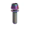 Gr5 colored titanium screws M5 M6