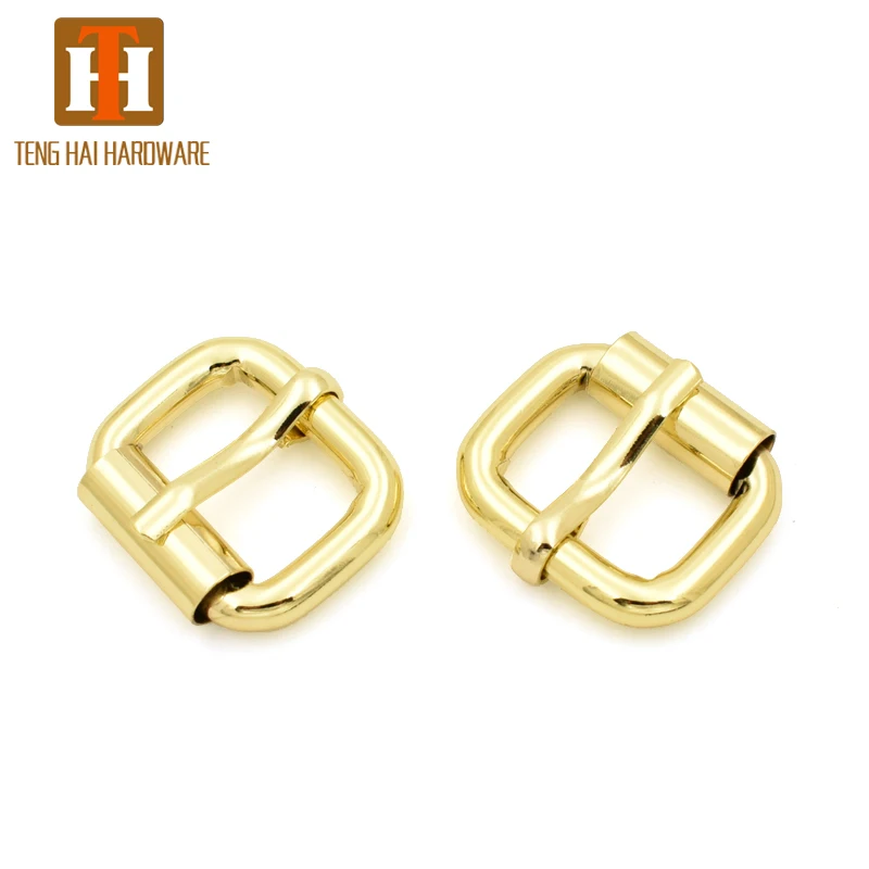 

Wholesale square metal roll pin belt buckle for bag strap