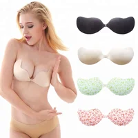 

Women Sexy Push Up Self-Adhesive Invisible Silicone Bra Strapless Backless Magic Bra