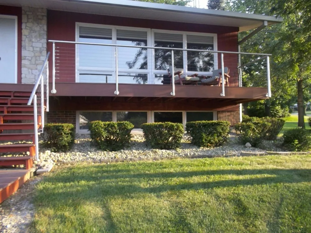 42 Inches High Stainless Steel Cable Wire Railing Systems