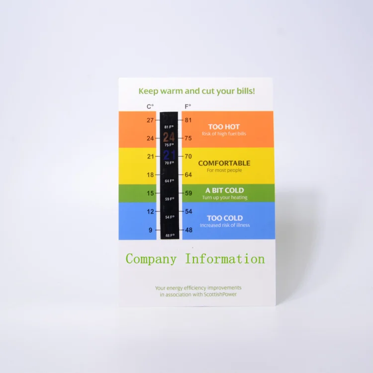 Green Baby Room Digital Thermometer Paper Card Buy Indoor Thermometer