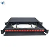 19'' ,1U,24 ports Fiber Optic Patch Panel,Rack-Mounted Fiber Optic Terminal Box