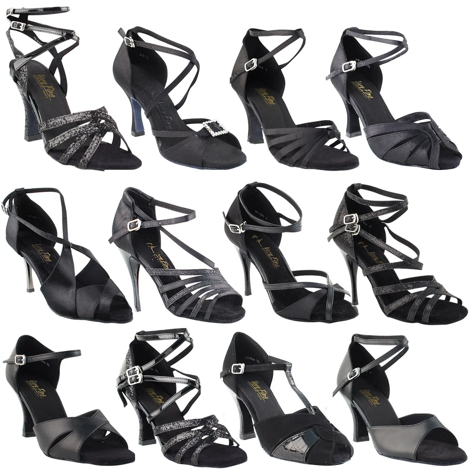 black party shoes uk