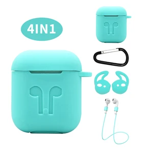 4 Piece Silicone Protective Case Set AirPods & TWS Earbuds