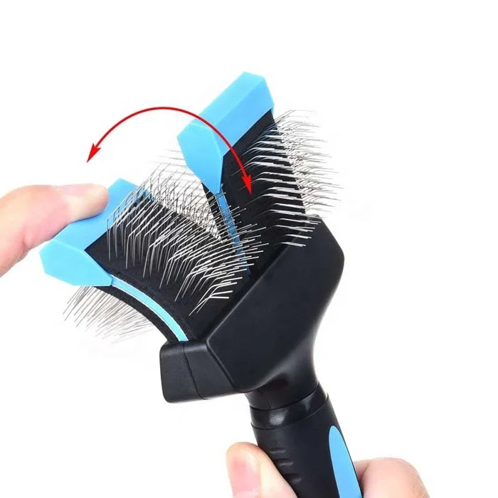 
Pet Cleaning Slicker Brush Removes Tangles, De Sheds, Best Cat and Dog Grooming Brush for All Pet Sizes and Hair Types 